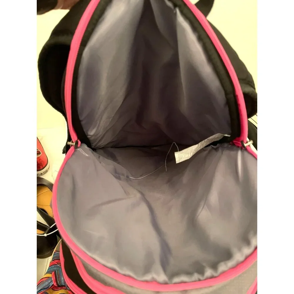 Trans by Jansport Large Black/Pink MEGAHERTZ Backpack T51X School Bag Rucksack